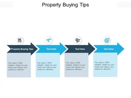 Property buying tips ppt powerpoint presentation professional slide cpb