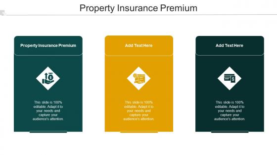 Property Insurance Premium Ppt PowerPoint Presentation Slides Templates Cpb