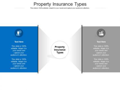 Property insurance types ppt powerpoint presentation summary layout cpb