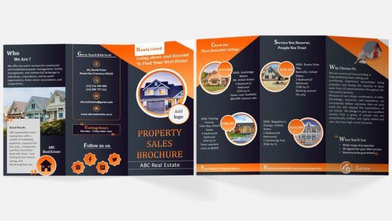 Property Sales Brochure Trifold