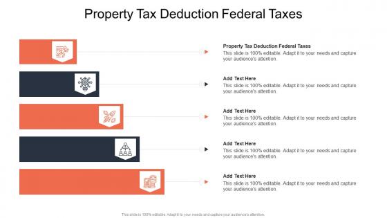Property Tax Deduction Federal Taxes In Powerpoint And Google Slides Cpb