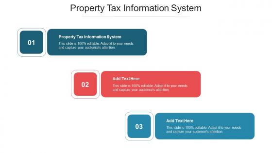 Property Tax Information System Ppt Powerpoint Presentation Slides Show Cpb