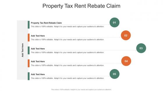 Property Tax Rent Rebate Claim In Powerpoint And Google Slides Cpb