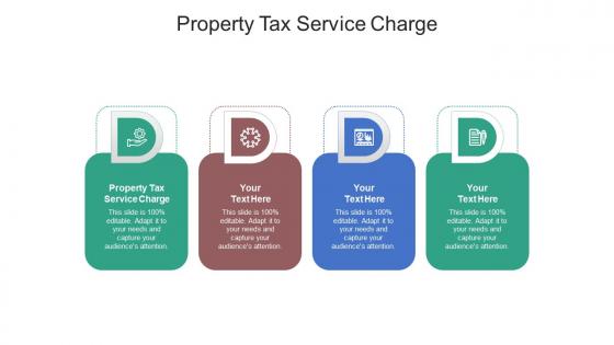 Property tax service charge ppt powerpoint presentation slides guidelines cpb