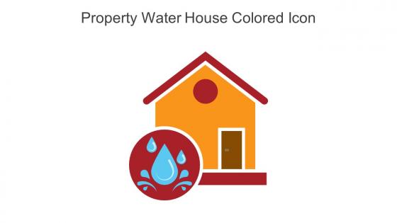 Property Water House Colored Icon In Powerpoint Pptx Png And Editable Eps Format