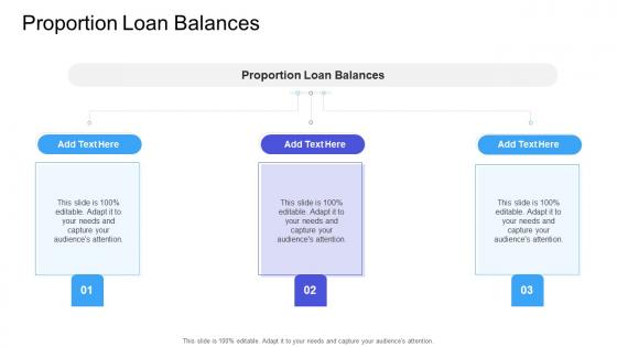Proportion Loan Balances In Powerpoint And Google Slides Cpb