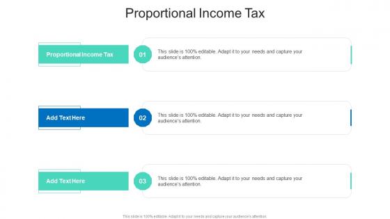 Proportional Income Tax In Powerpoint And Google Slides Cpb