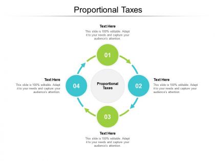 Proportional taxes ppt powerpoint presentation infographic template images cpb
