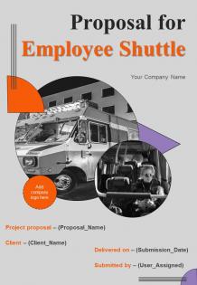 Proposal For Employee Shuttle Report Sample Example Document