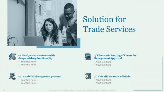 Proposal for trade services solution for trade services