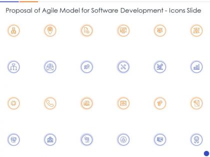 Proposal of agile model for software development icons slide ppt introduction