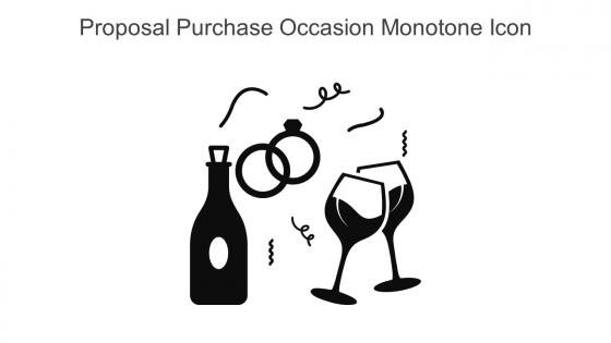 Proposal Purchase Occasion Monotone Icon In Powerpoint Pptx Png And Editable Eps Format