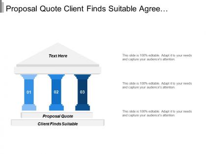 Proposal quote client finds suitable agree schedule requirements analysis