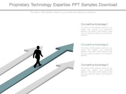 Proprietary technology expertise ppt samples download