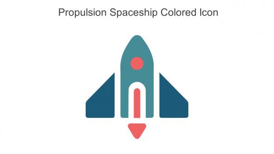 Propulsion Spaceship Colored Icon In Powerpoint Pptx Png And Editable Eps Format