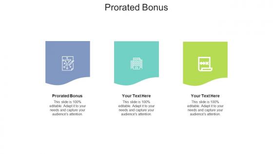 Prorated bonus ppt powerpoint presentation file backgrounds cpb