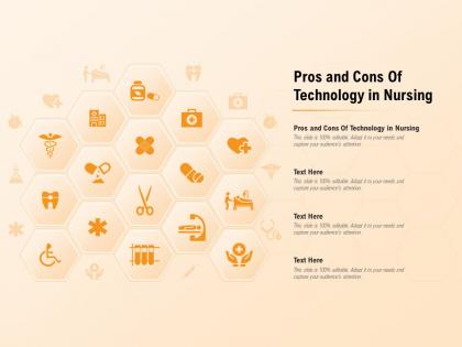 Pros and cons of technology in nursing ppt powerpoint presentation file design ideas