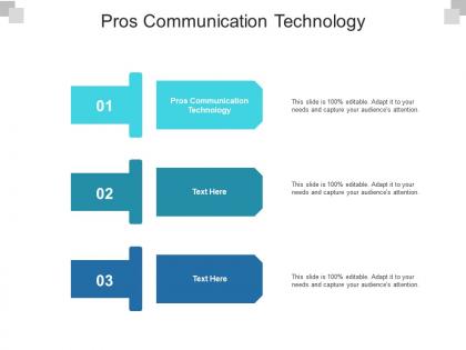 Pros communication technology ppt powerpoint presentation pictures professional cpb