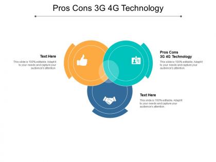 Pros cons 3g 4g technology ppt powerpoint presentation professional tips cpb