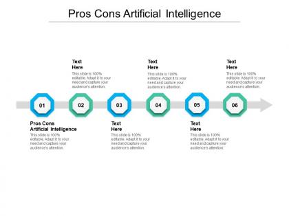 Pros cons artificial intelligence ppt powerpoint presentation slides deck cpb