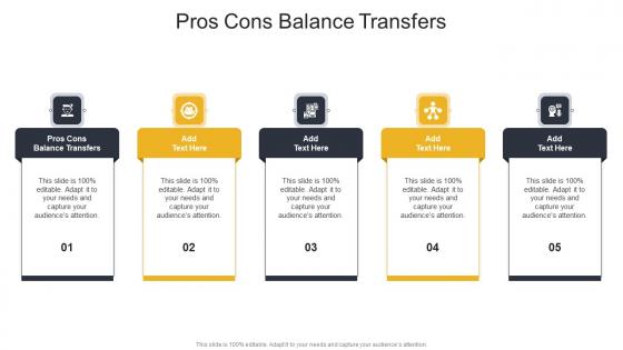 Pros Cons Balance Transfers In Powerpoint And Google Slides Cpb