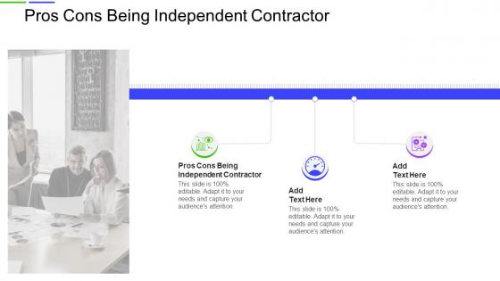 Pros Cons Being Independent Contractor In Powerpoint And Google Slides Cpb