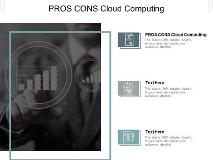 Pros cons cloud computing ppt powerpoint presentation graphics cpb