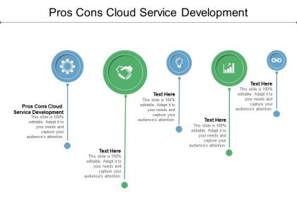 Pros cons cloud service development ppt powerpoint presentation model example cpb