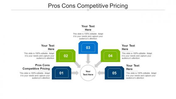 Pros cons competitive pricing ppt powerpoint presentation summary good cpb