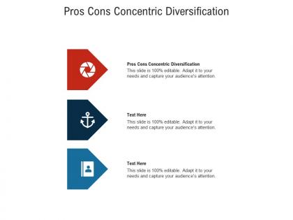 Pros cons concentric diversification ppt powerpoint presentation summary portrait cpb