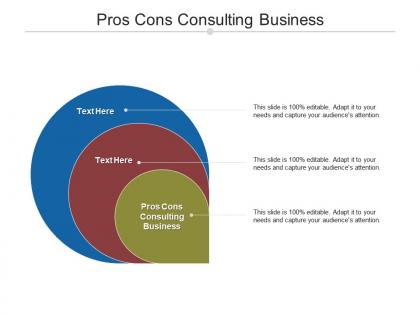 Pros cons consulting business ppt powerpoint presentation styles picture cpb
