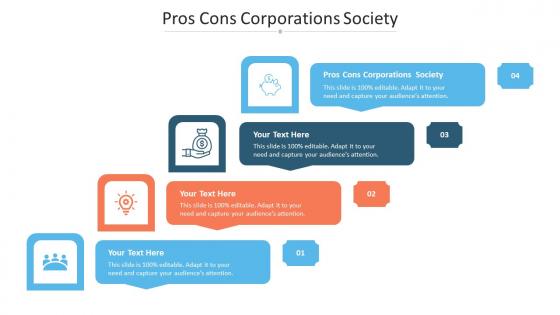 Pros Cons Corporations Society Ppt Powerpoint Presentation Designs Cpb