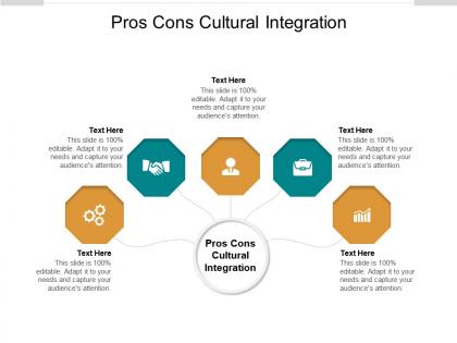 Pros cons cultural integration ppt powerpoint presentation infographics cpb