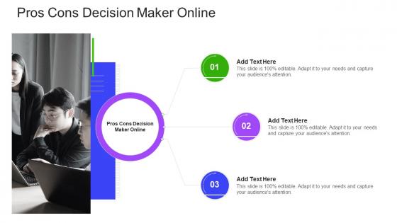 Pros Cons Decision Maker Online In Powerpoint And Google Slides Cpb