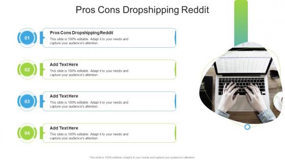 Pros Cons Dropshipping Reddit In Powerpoint And Google Slides Cpb