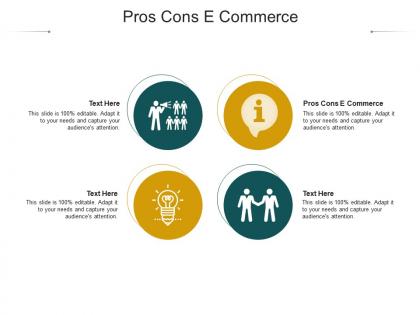 Pros cons e commerce ppt powerpoint presentation file model cpb