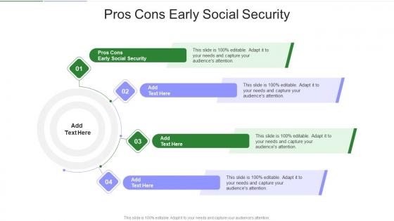 Pros Cons Early Social Security In Powerpoint And Google Slides Cpb