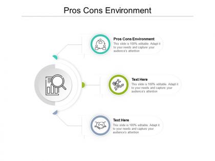 Pros cons environment ppt powerpoint presentation slides example cpb