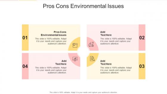 Pros Cons Environmental Issues In Powerpoint And Google Slides Cpb
