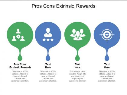 Pros cons extrinsic rewards ppt powerpoint presentation portfolio master slide cpb