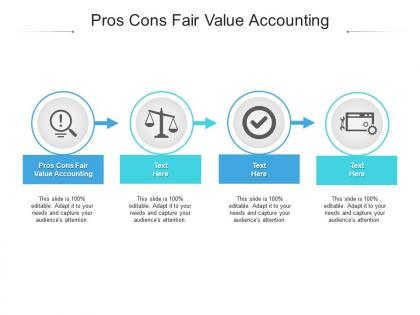 Pros cons fair value accounting ppt powerpoint presentation portfolio tips cpb