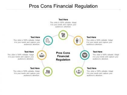 Pros cons financial regulation ppt powerpoint presentation show smartart cpb