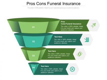 Pros cons funeral insurance ppt powerpoint presentation layouts microsoft cpb