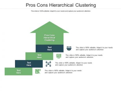 Pros cons hierarchical clustering ppt powerpoint presentation outline example file cpb