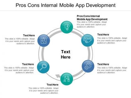 Pros cons internal mobile app development ppt powerpoint presentation file format cpb