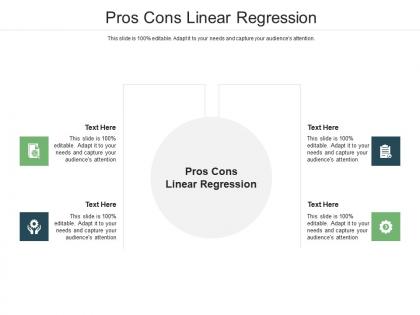 Pros cons linear regression ppt powerpoint presentation infographic template good cpb