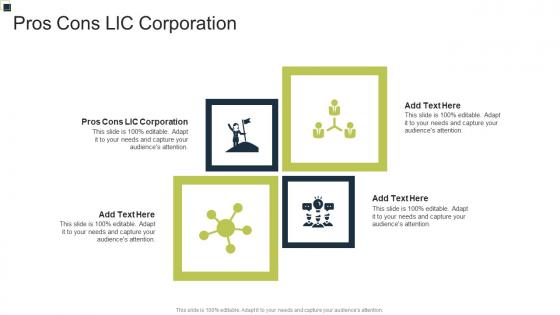 Pros Cons LLC Corporation In Powerpoint And Google Slides Cpb