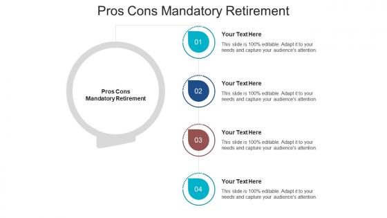 Pros cons mandatory retirement ppt powerpoint presentation professional aids cpb