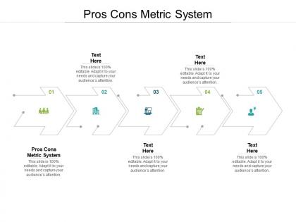 Pros cons metric system ppt powerpoint presentation layouts icons cpb