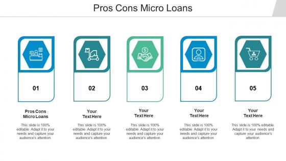 Pros cons micro loans ppt powerpoint presentation show pictures cpb